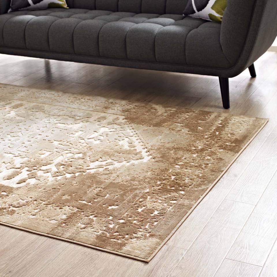 Modway Rosina Distressed Persian Vintage Medallion 8x10 Area Rug - R-1094-810 | Rugs | Modishstore - 6