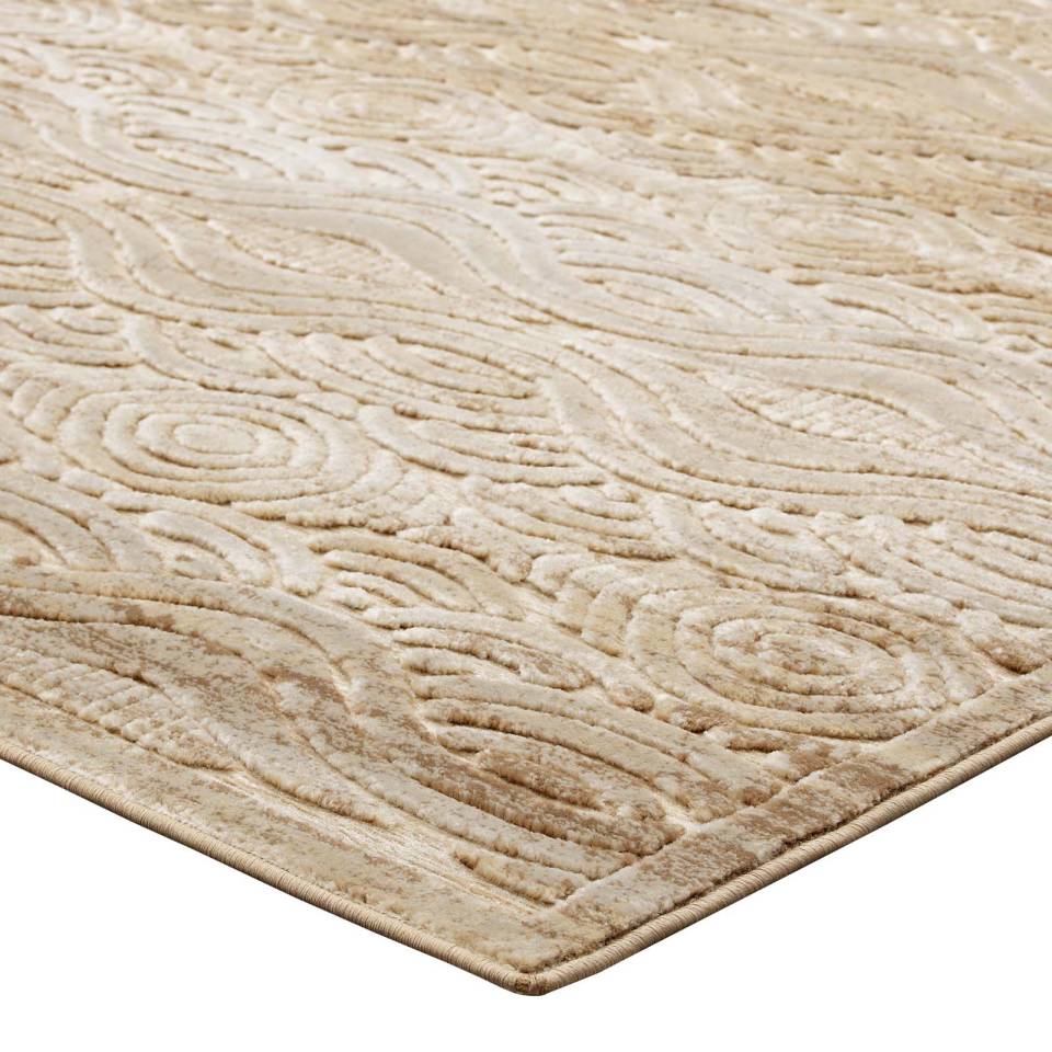 Modway Kennocha Rustic Vintage Abstract Waves 5x8 Area Rug - R-1097A-58 | Rugs | Modishstore - 4
