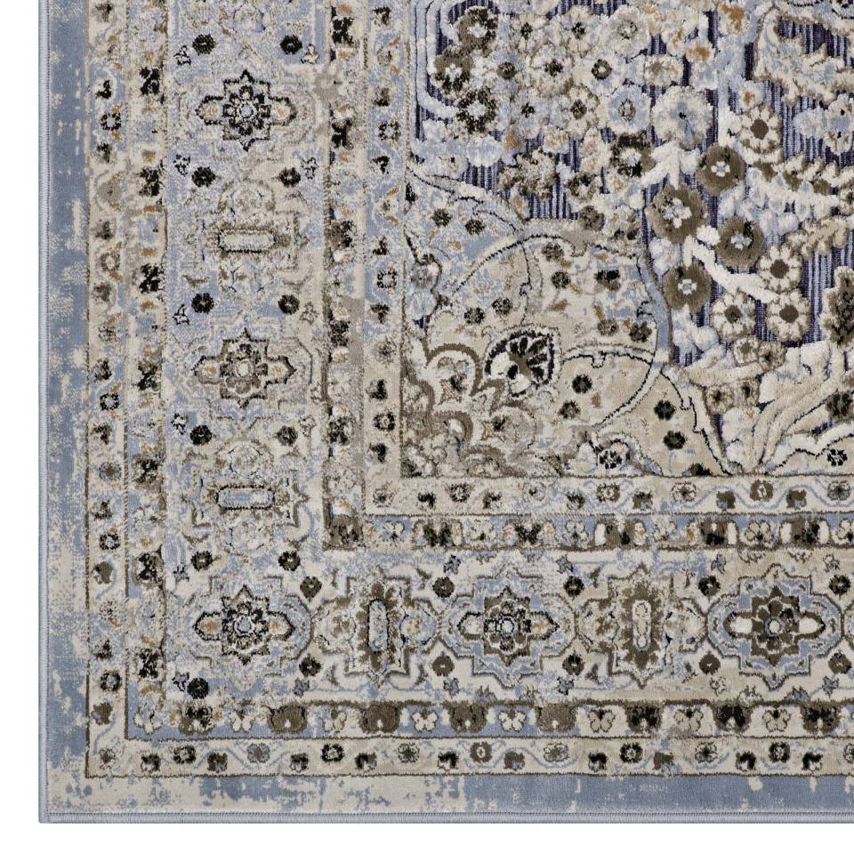 Modway Elqenna Ornate Vintage Floral Turkish 5x8 Area Rug - R-1099A-58 | Rugs | Modishstore - 3