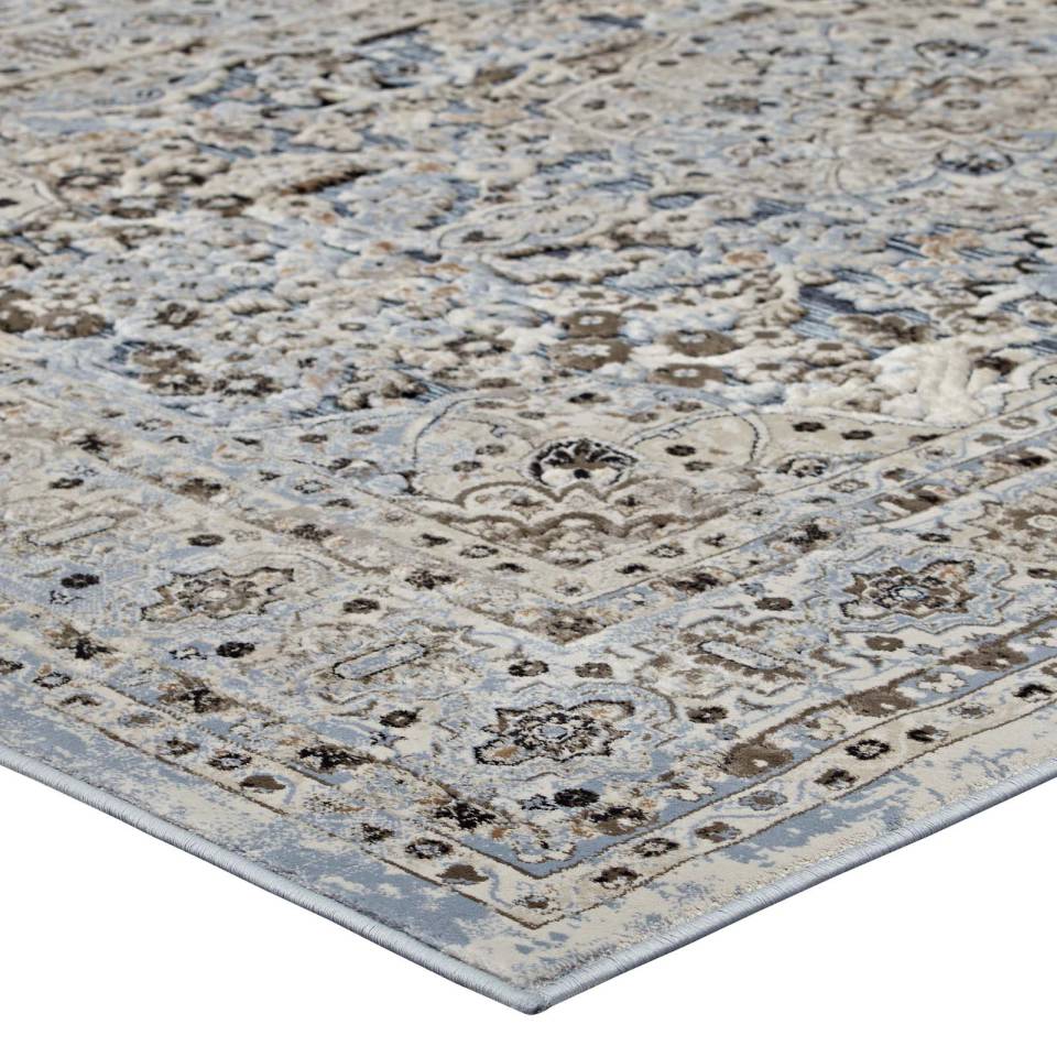 Modway Elqenna Ornate Vintage Floral Turkish 5x8 Area Rug - R-1099A-58 | Rugs | Modishstore - 4