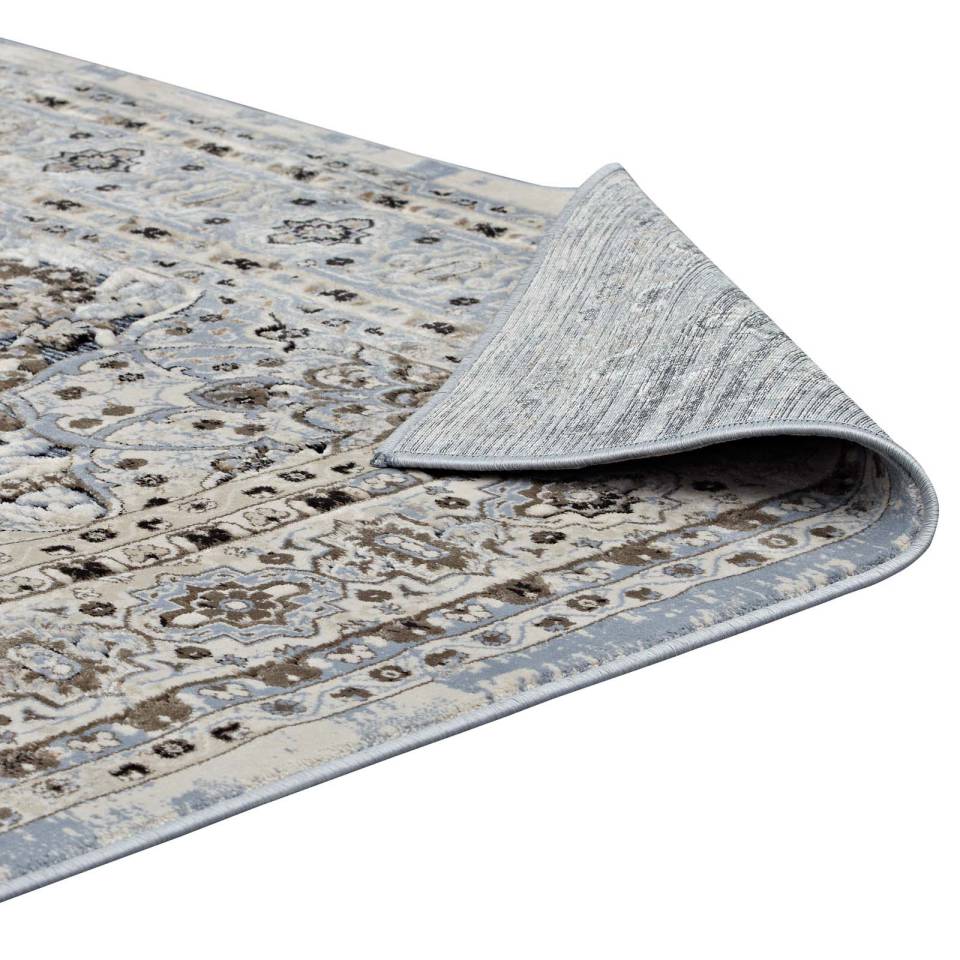 Modway Elqenna Ornate Vintage Floral Turkish 5x8 Area Rug - R-1099A-58 | Rugs | Modishstore - 5