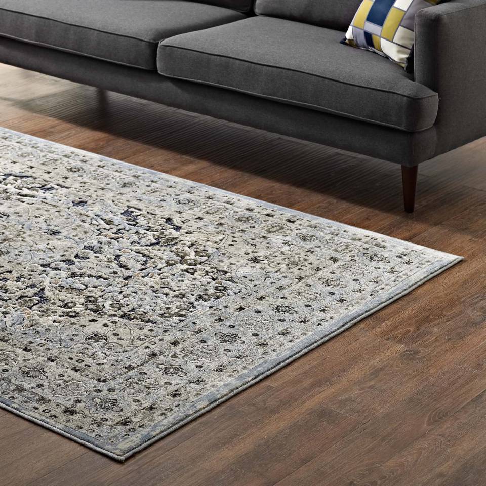 Modway Elqenna Ornate Vintage Floral Turkish 5x8 Area Rug - R-1099A-58 | Rugs | Modishstore - 6