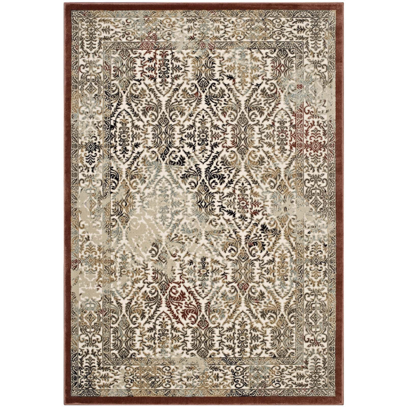 Modway Hester Ornate Turkish 5x8 Vintage Area Rug - R-1100-58 | Rugs | Modishstore - 1