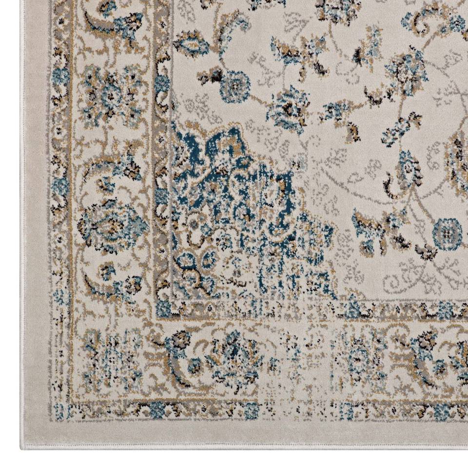 Modway Atara Distressed Vintage Persian Medallion 5x8 Area Rug - R-1102-58 | Rugs | Modishstore - 3