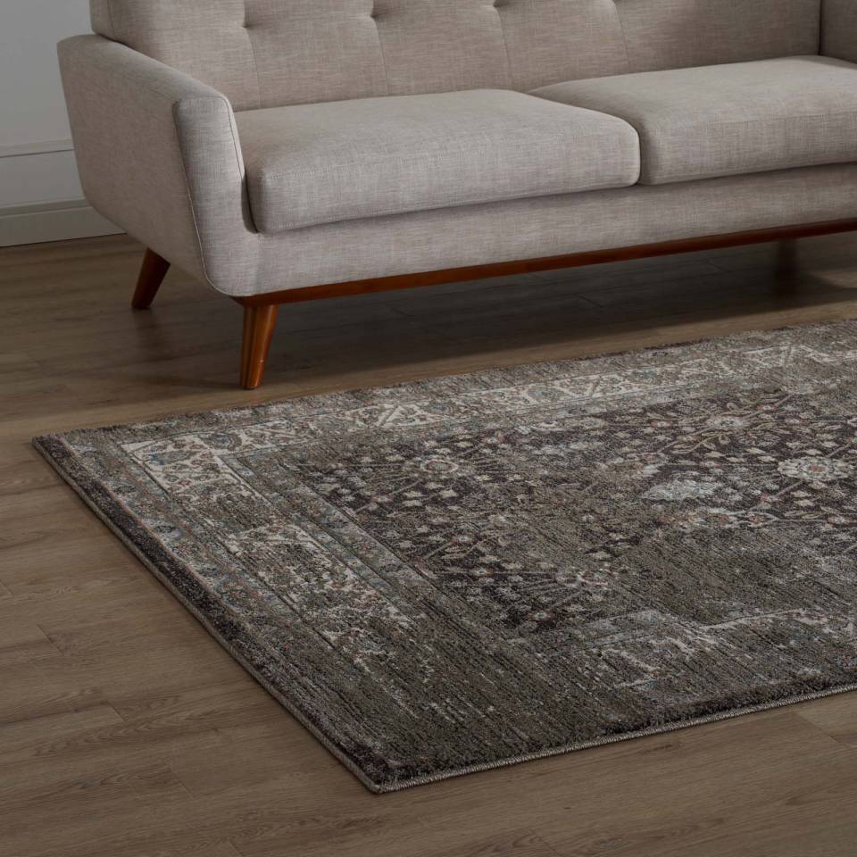 Modway Berit Distressed Vintage Floral Lattice 8x10 Area Rug - R-1104-810 | Rugs | Modishstore - 7