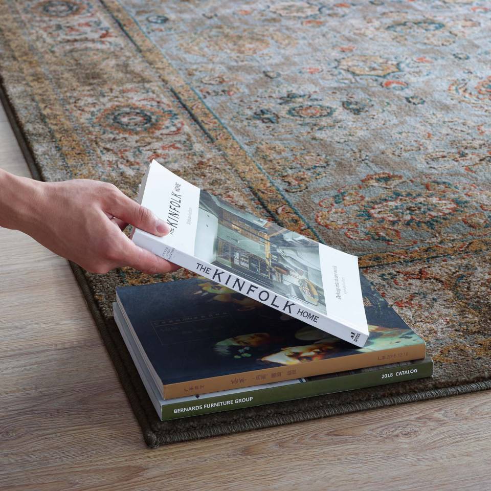 Modway Hisa Distressed Vintage Floral Lattice 5x8 Area Rug - R-1106-58 | Rugs | Modishstore - 6