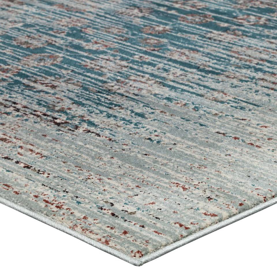 Modway Hesper  Distressed Contemporary Floral Lattice 8x10 Area Rug - R-1110-810 | Rugs | Modishstore - 4