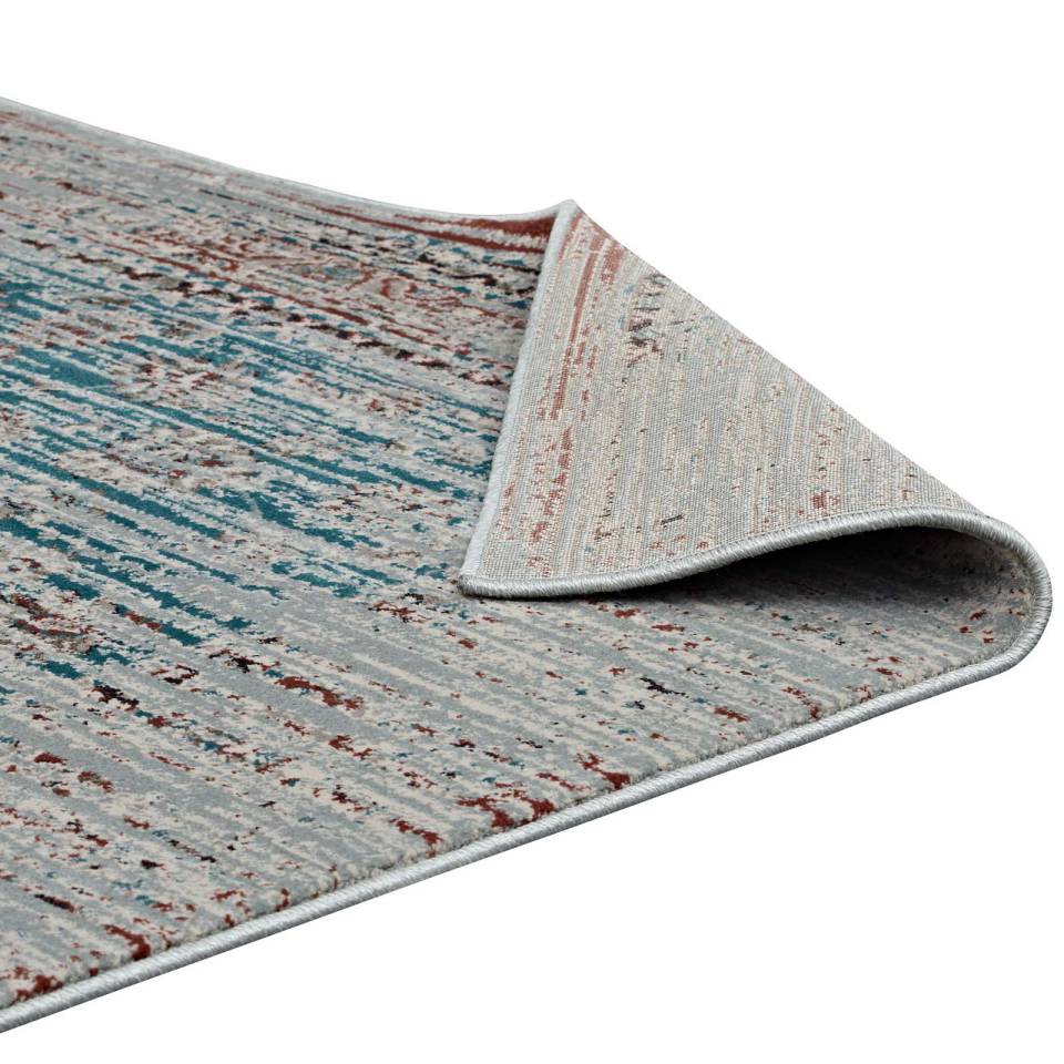 Modway Hesper  Distressed Contemporary Floral Lattice 8x10 Area Rug - R-1110-810 | Rugs | Modishstore - 5