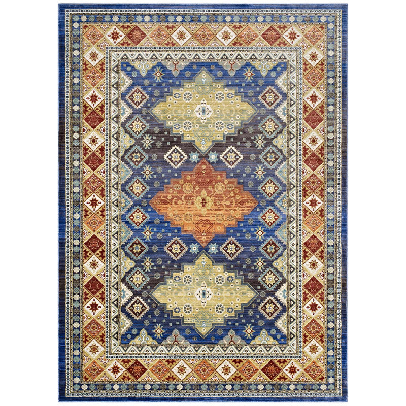 Modway Atzi  Distressed 
Southwestern Diamond Floral 5x8 Area Rug - R-1117-58 | Rugs | Modishstore - 1