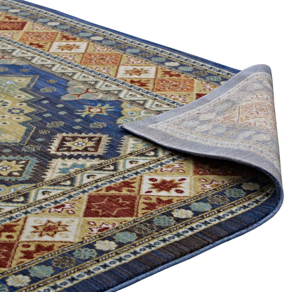 Modway Atzi  Distressed 
Southwestern Diamond Floral 8x10 Area Rug - R-1117-810 | Rugs | Modishstore - 5