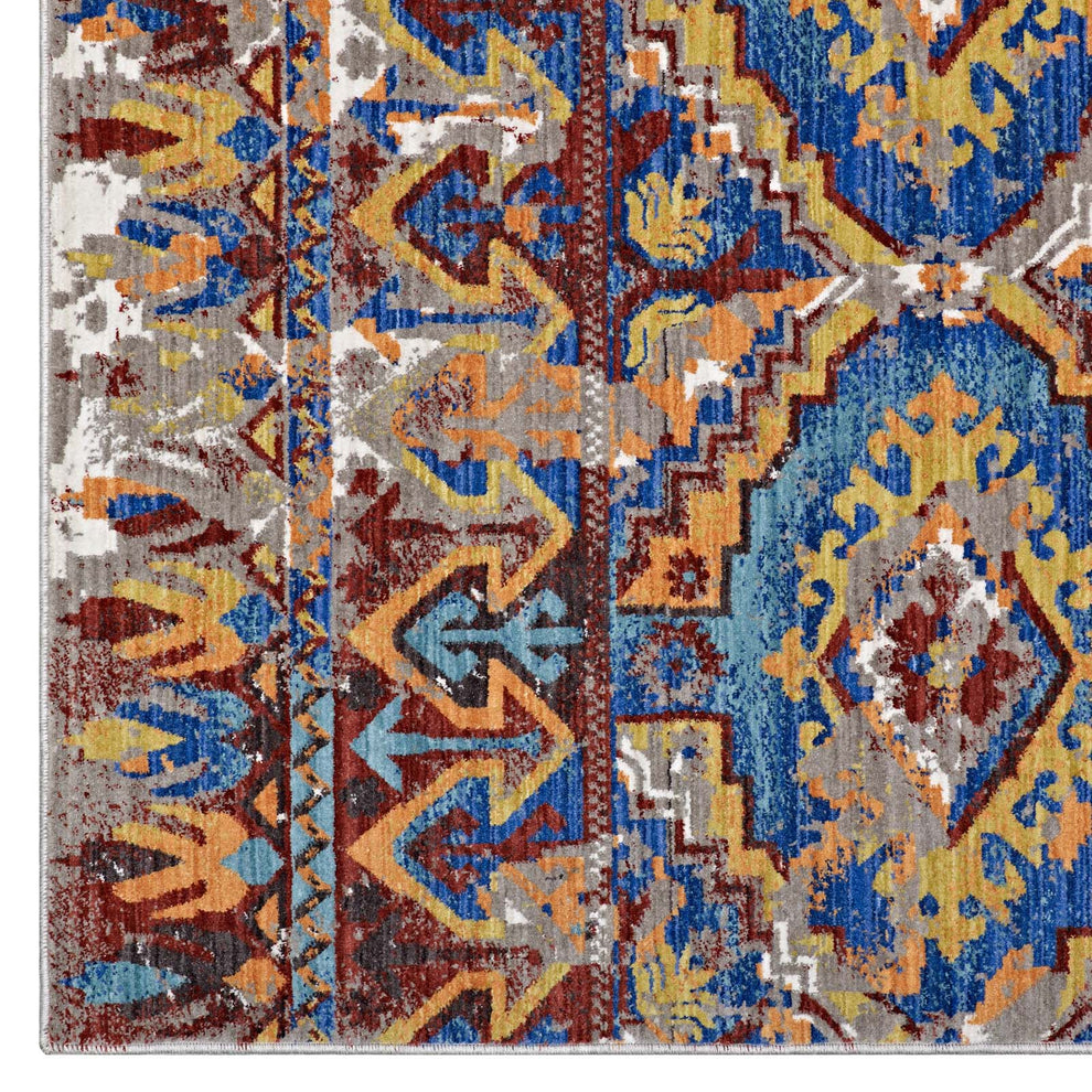 Modway Centehua Distressed Southwestern Aztec 4x6 Area Rug - R-1118-46 | Rugs | Modishstore - 2