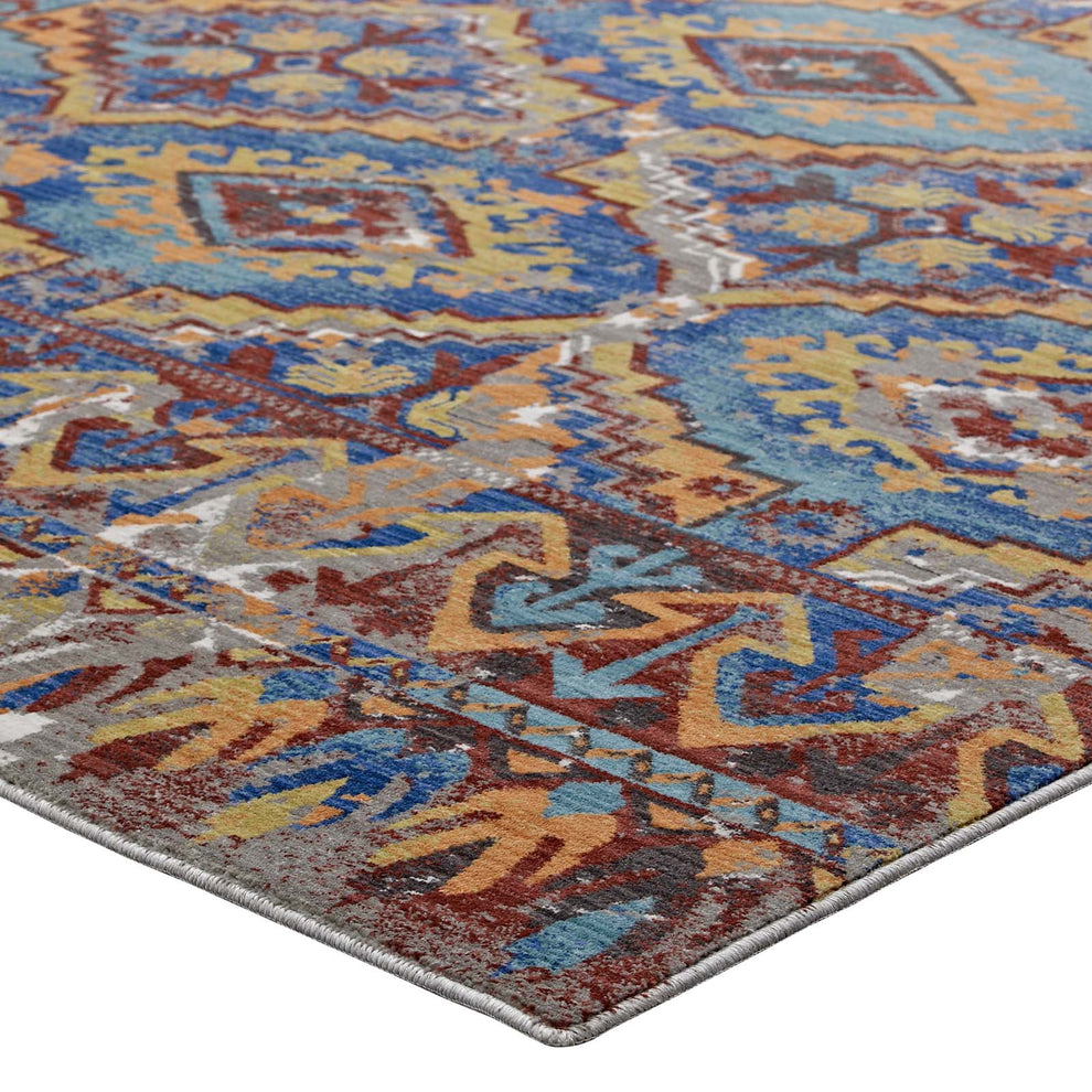 Modway Centehua Distressed Southwestern Aztec 4x6 Area Rug - R-1118-46 | Rugs | Modishstore - 3