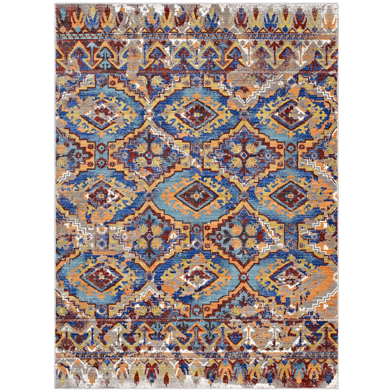 Modway Centehua Distressed Southwestern Aztec 5x8 Area Rug - R-1118-58 | Rugs | Modishstore - 1