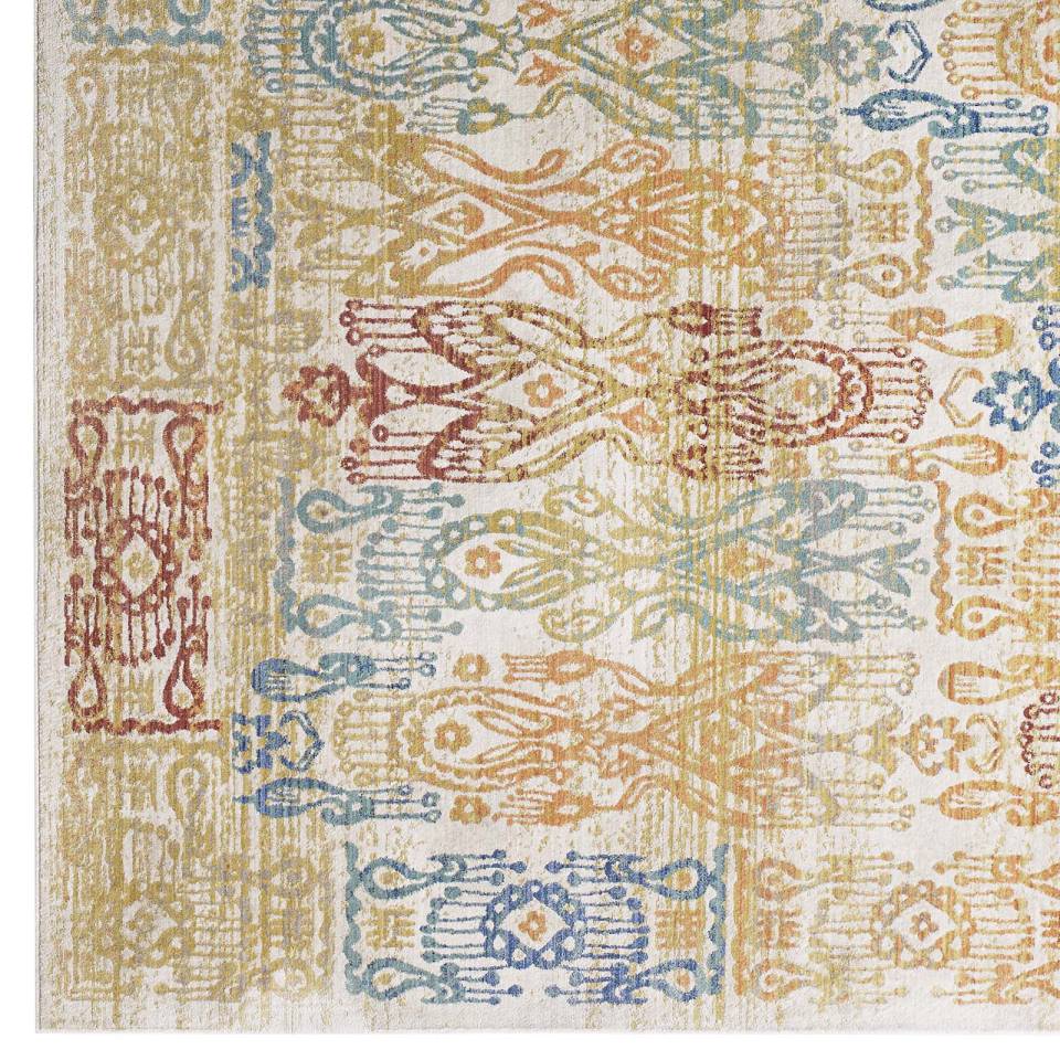 Modway Solimar Distressed Southwestern Aztec 8x10 Area Rug - R-1119-810 | Rugs | Modishstore - 3