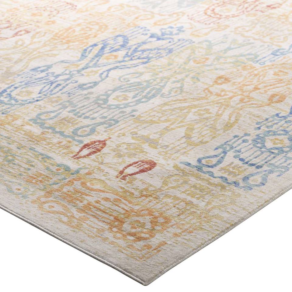 Modway Solimar Distressed Southwestern Aztec 8x10 Area Rug - R-1119-810 | Rugs | Modishstore - 4