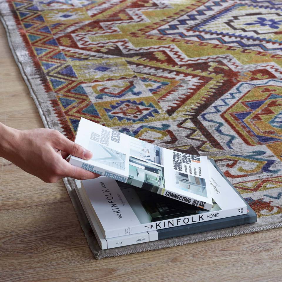 Modway Florita Distressed Southwestern Aztec 8x10 Area Rug - R-1120-810 | Rugs | Modishstore - 6