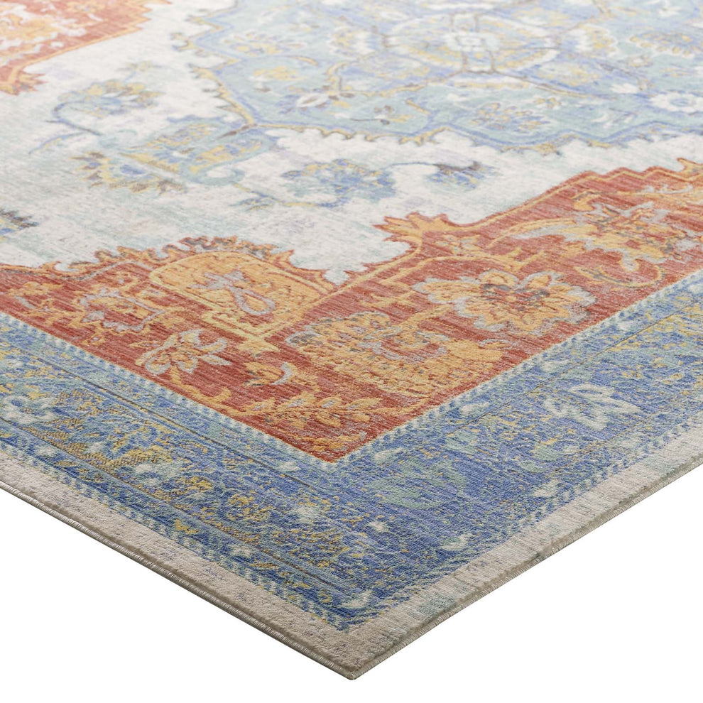 Modway Citlali Distressed Southwestern Aztec 5x8 Area Rug - R-1122-58 | Rugs | Modishstore - 3