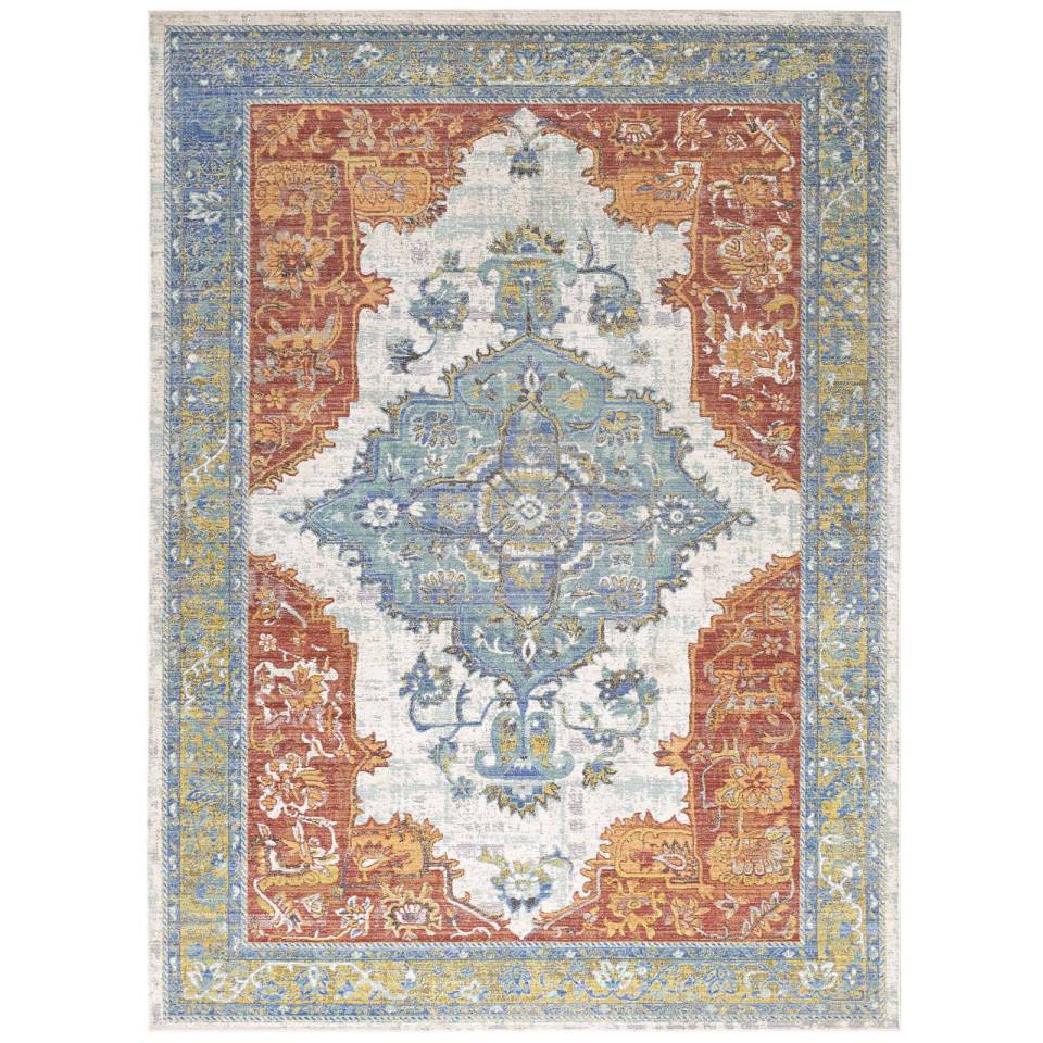 Modway Citlali Distressed Southwestern Aztec 8x10 Area Rug - R-1122-810 | Rugs | Modishstore - 2
