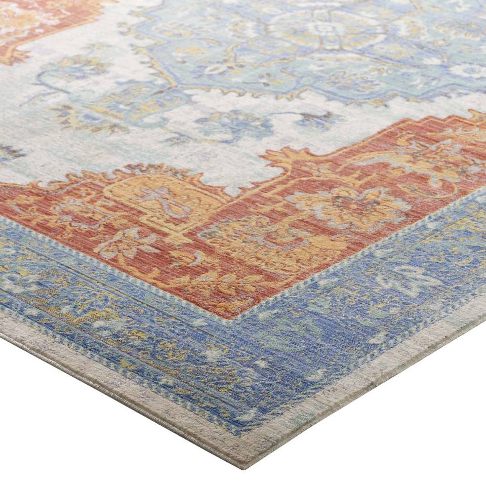 Modway Citlali Distressed Southwestern Aztec 8x10 Area Rug - R-1122-810 | Rugs | Modishstore - 4