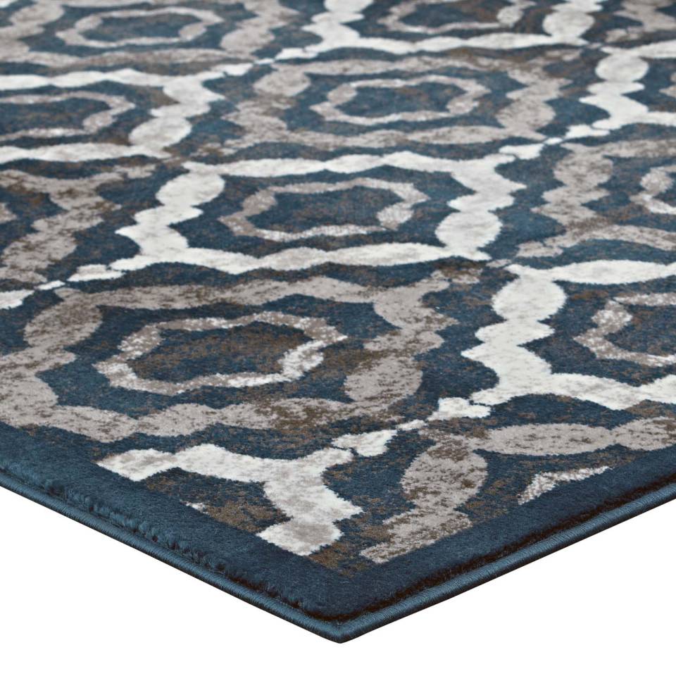 Modway Kalinda Rustic Vintage Moroccan Trellis 8x10 Area Rug - R-1128A-810 | Rugs | Modishstore - 4