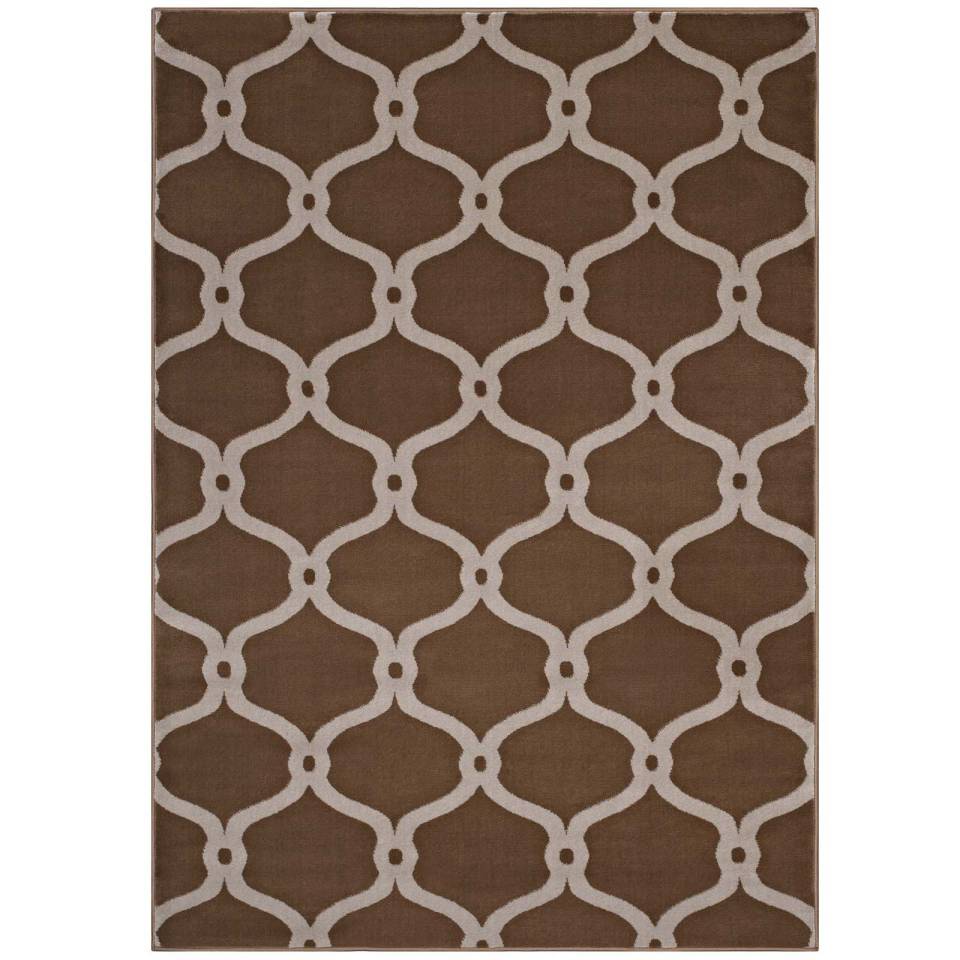 Modway Beltara Chain Link Transitional Trellis 8x10 Area Rug - R-1129-810 | Rugs | Modishstore - 2