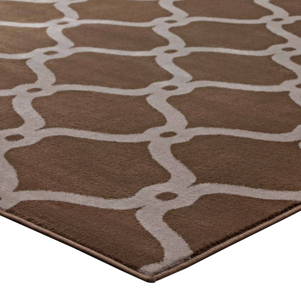 Modway Beltara Chain Link Transitional Trellis 8x10 Area Rug - R-1129-810 | Rugs | Modishstore - 4