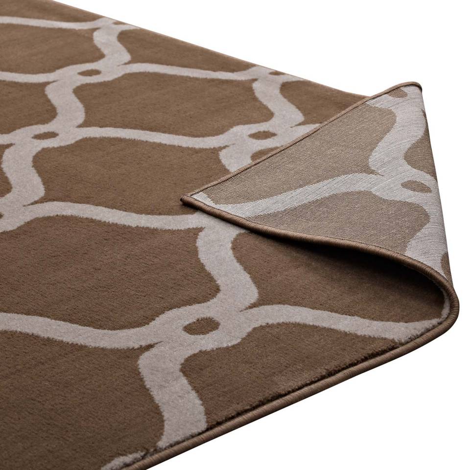 Modway Beltara Chain Link Transitional Trellis 8x10 Area Rug - R-1129-810 | Rugs | Modishstore - 5