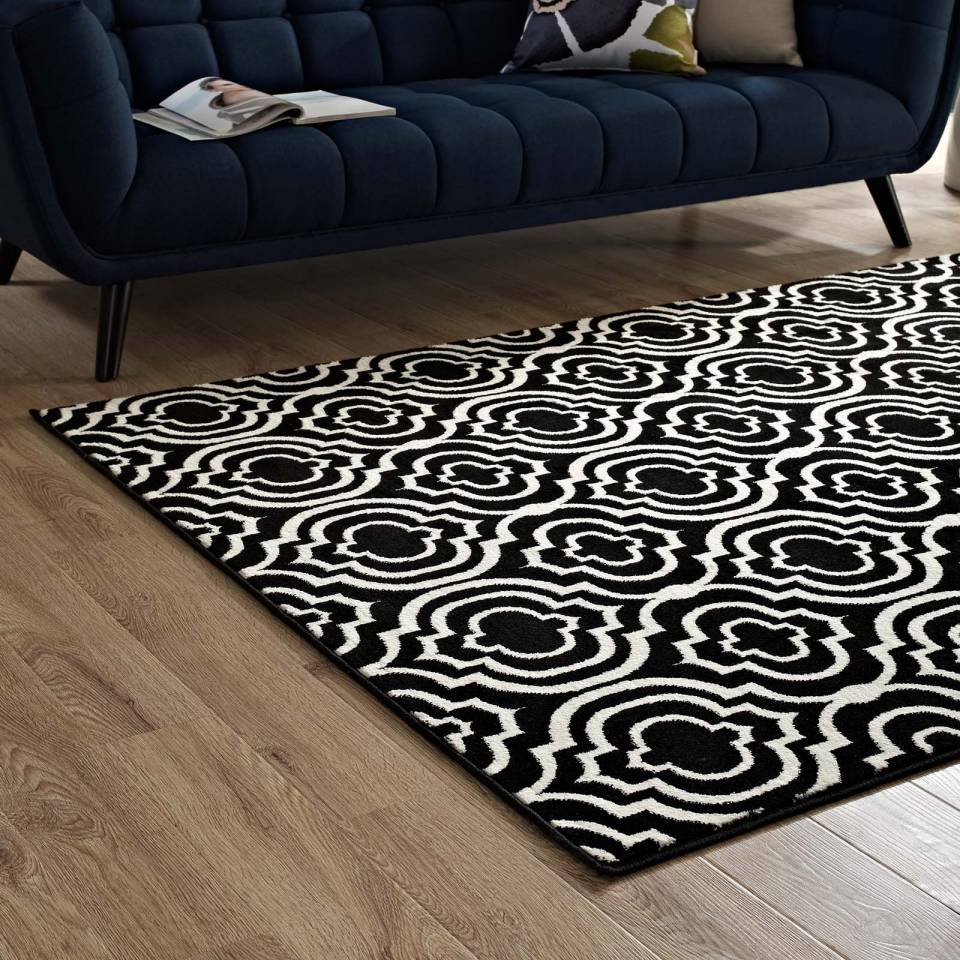Modway Frame Transitional Moroccan Trellis 8x10 Area Rug - R-1130-810 | Rugs | Modishstore - 6