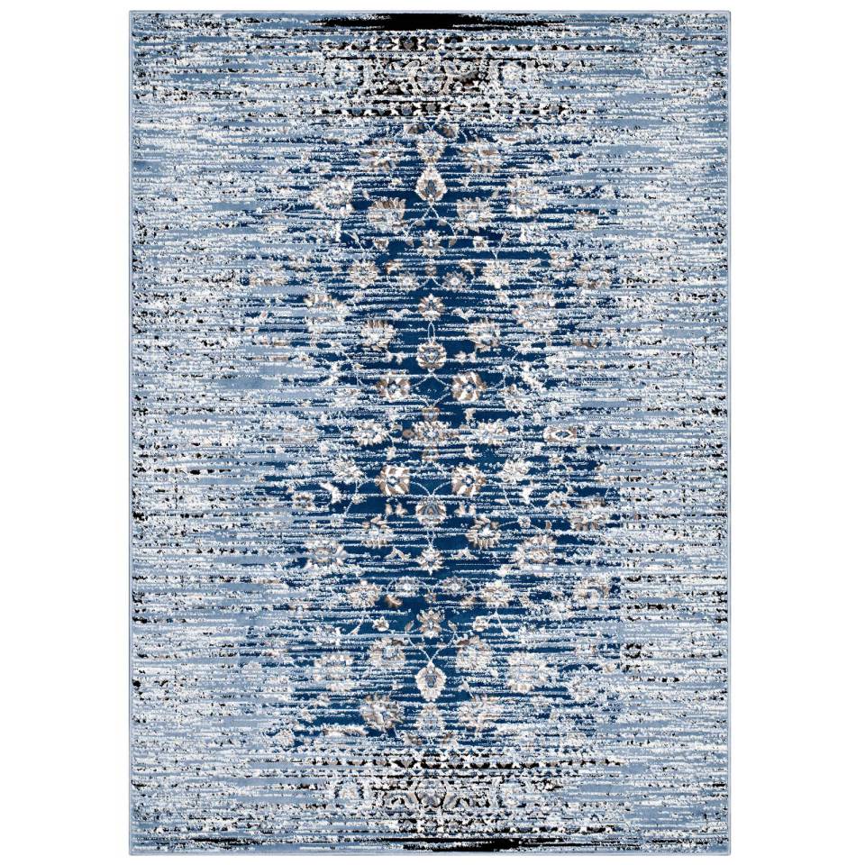 Modway Chiara Distressed Floral Lattice Contemporary 8x10 Area Rug - R-1131-810 | Rugs | Modishstore - 2
