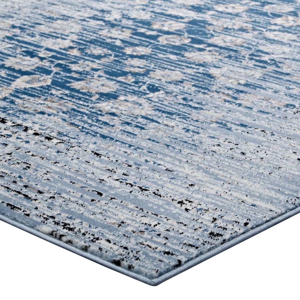 Modway Chiara Distressed Floral Lattice Contemporary 8x10 Area Rug - R-1131-810 | Rugs | Modishstore - 4