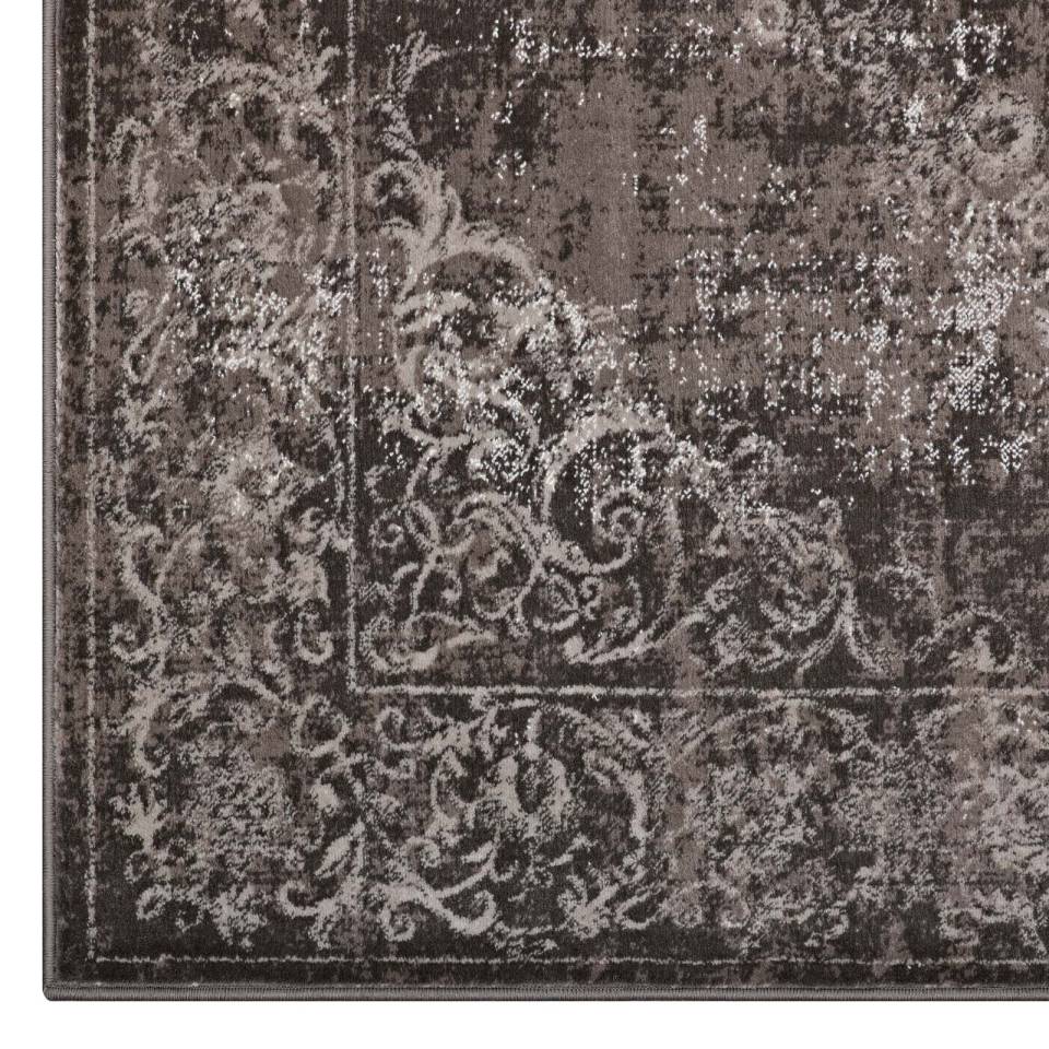 Modway Gamela Rustic Vintage Ornate Floral Medallion 8x10 Area Rug - R-1132-810 | Rugs | Modishstore - 3