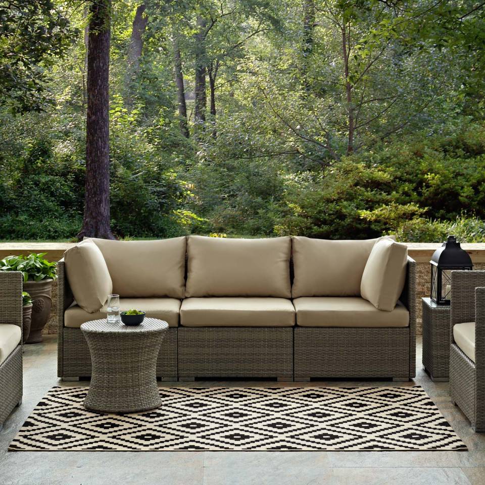 Modway Perplex  Geometric Diamond Trellis 8x10 Indoor and Outdoor Area Rug - R-1134-810 | Rugs | Modishstore - 8
