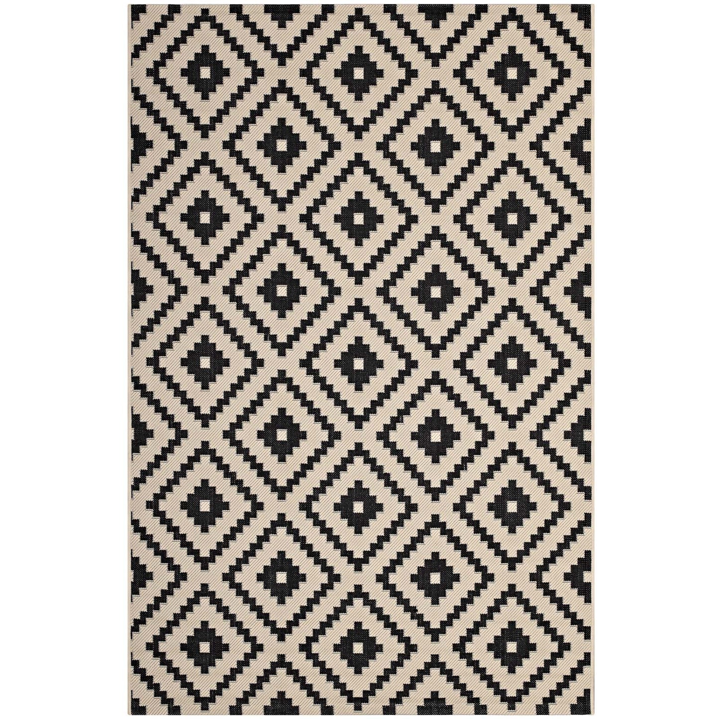 Perplex Geometric Diamond Trellis 9x12 Indoor and Outdoor Area Rug By Modway - R-1134-912 | Rugs | Modishstore - 1