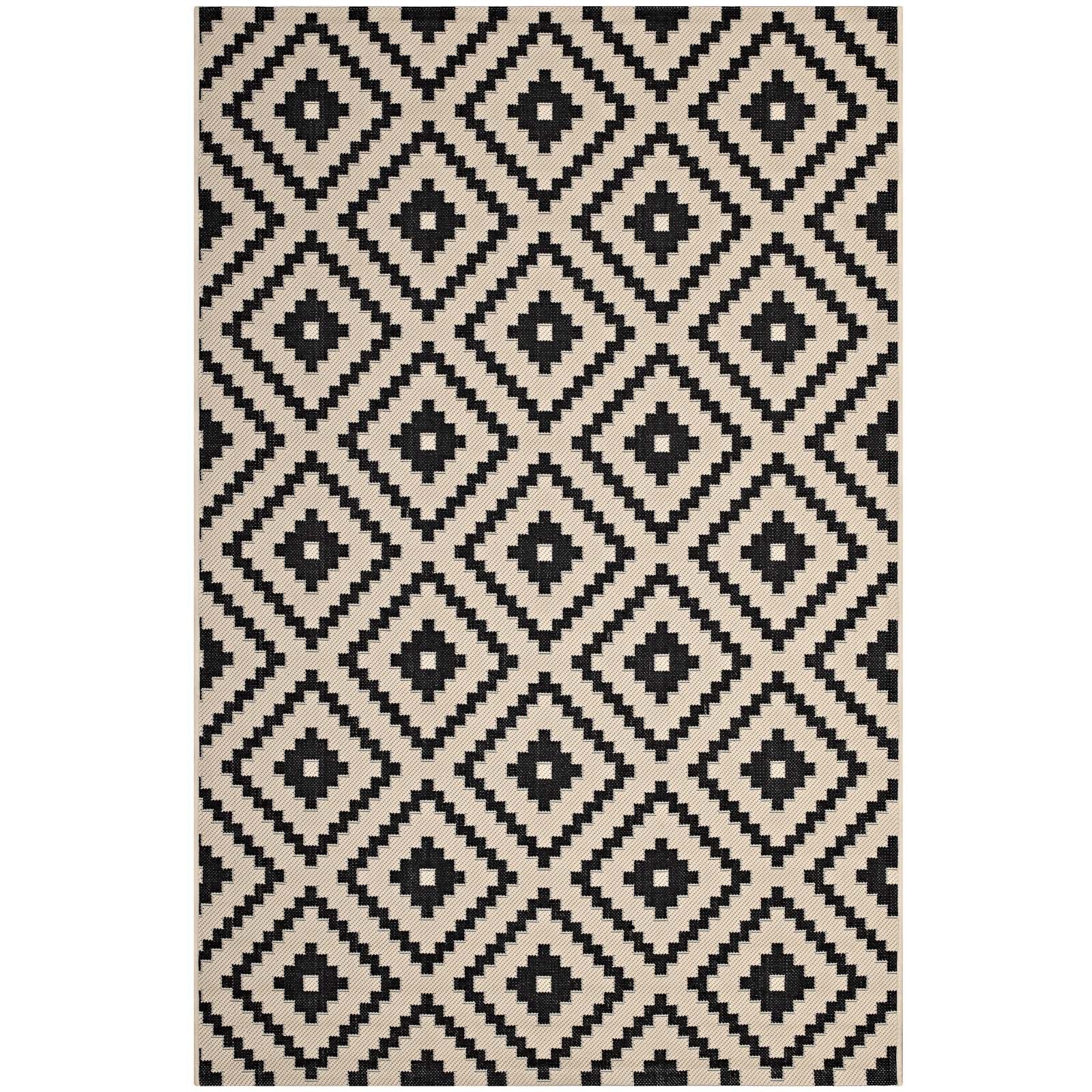 Perplex Geometric Diamond Trellis 9x12 Indoor and Outdoor Area Rug By Modway - R-1134-912 | Rugs | Modishstore - 1