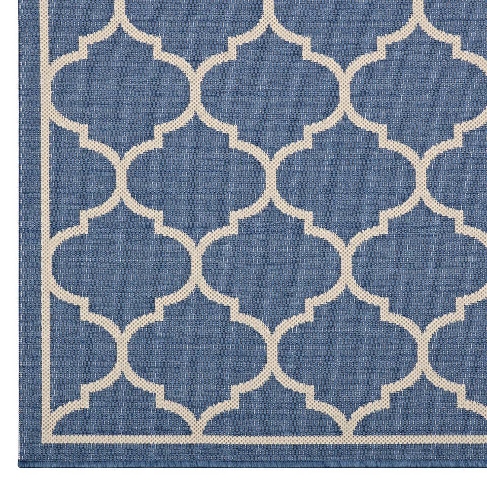 Modway Avena Moroccan Quatrefoil Trellis 8x10 Indoor and Outdoor Area Rug - R-1137-810 | Rugs | Modishstore - 3