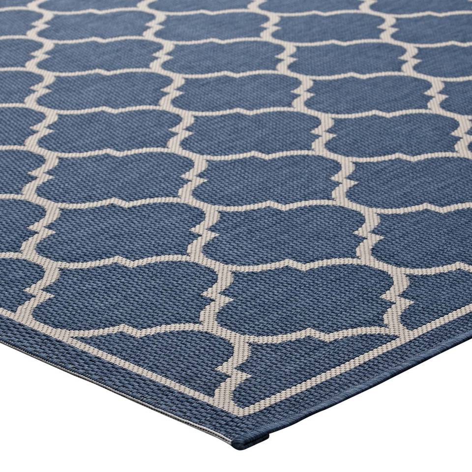 Modway Avena Moroccan Quatrefoil Trellis 8x10 Indoor and Outdoor Area Rug - R-1137-810 | Rugs | Modishstore - 4