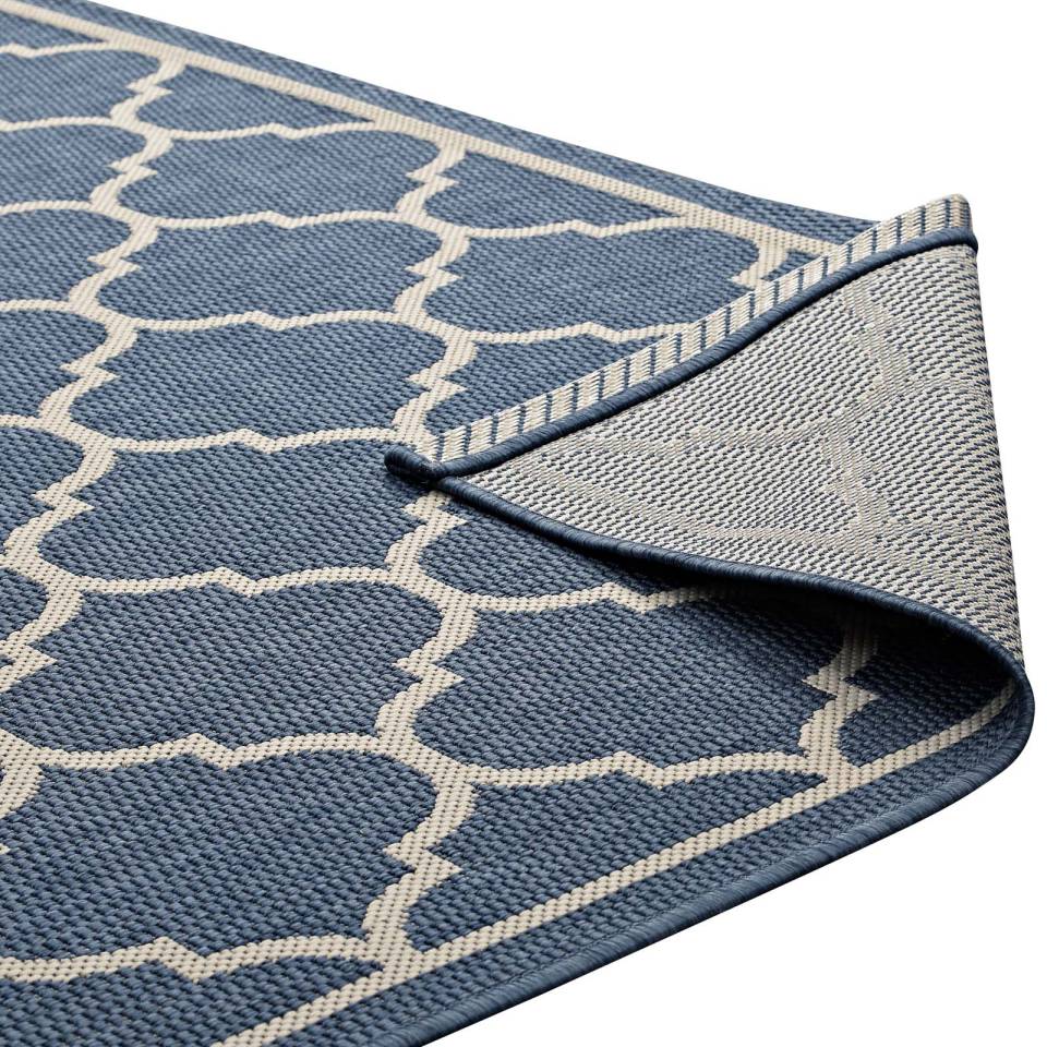 Modway Avena Moroccan Quatrefoil Trellis 8x10 Indoor and Outdoor Area Rug - R-1137-810 | Rugs | Modishstore - 5