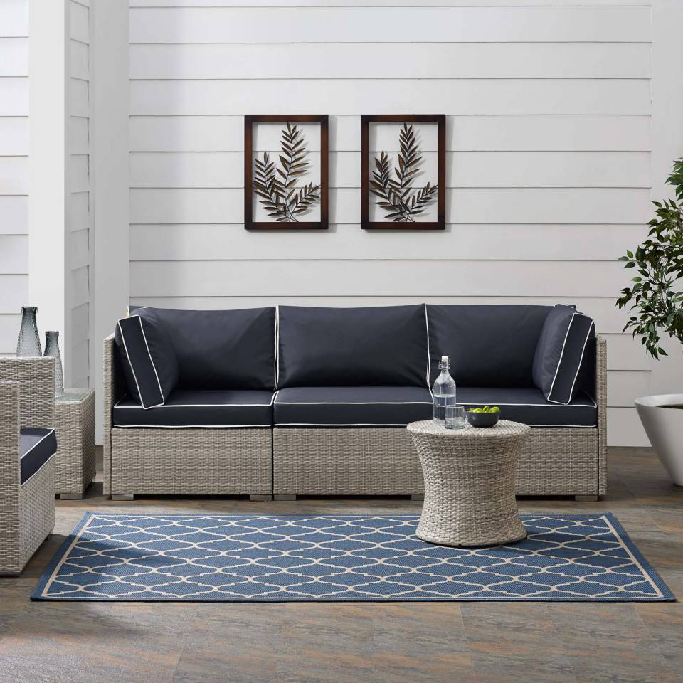 Modway Avena Moroccan Quatrefoil Trellis 8x10 Indoor and Outdoor Area Rug - R-1137-810 | Rugs | Modishstore - 8