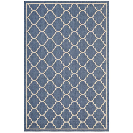 Avena Moroccan Quatrefoil Trellis 9x12 Indoor and Outdoor Area Rug By Modway | Rugs | Modishstore