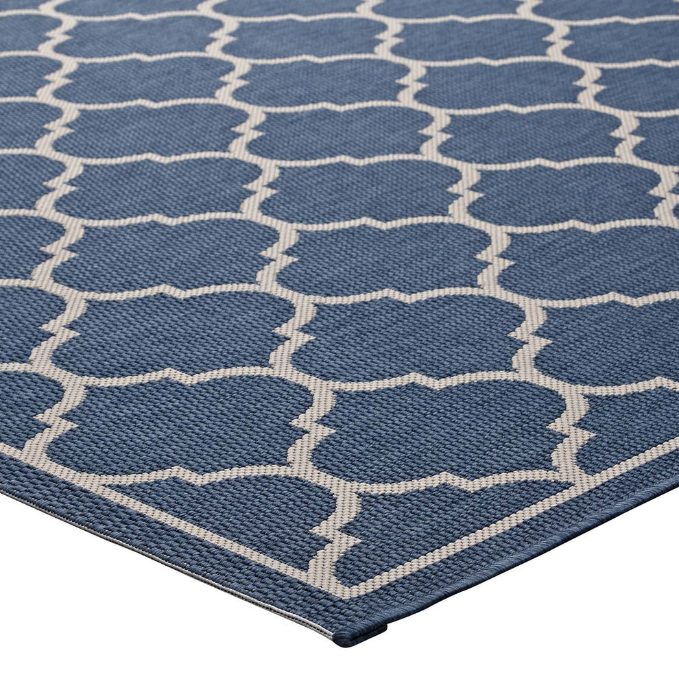 Avena Moroccan Quatrefoil Trellis 9x12 Indoor and Outdoor Area Rug By Modway - R-1137-912 | Rugs | Modishstore - 3