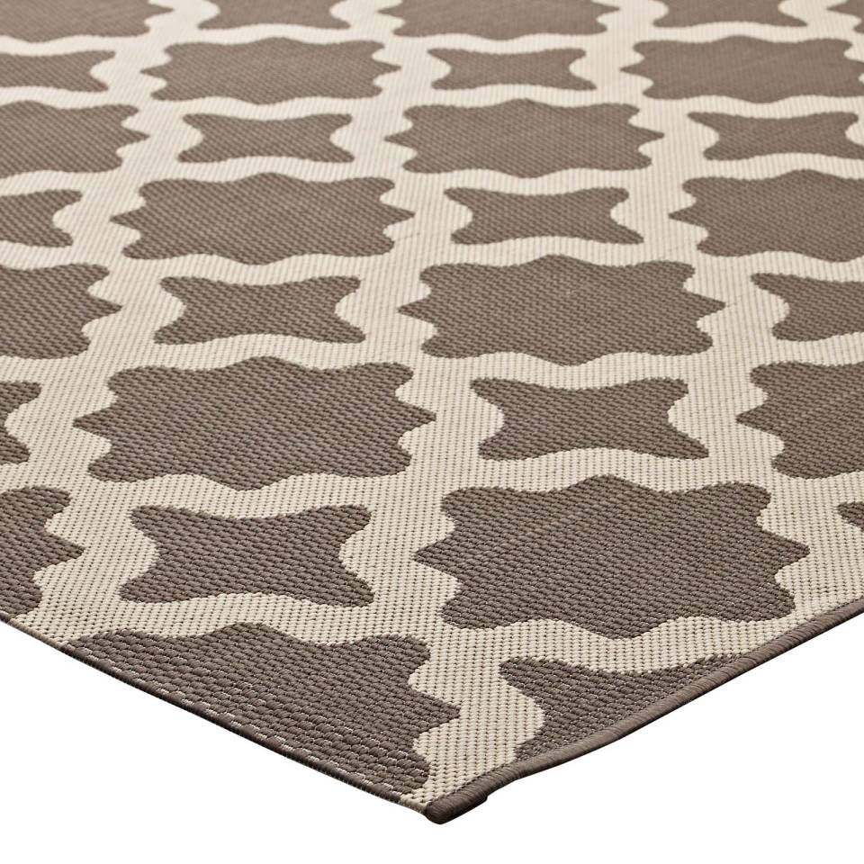 Modway Cerelia Moroccan Trellis 8x10 Indoor and Outdoor Area Rug - R-1139-810 | Rugs | Modishstore - 4