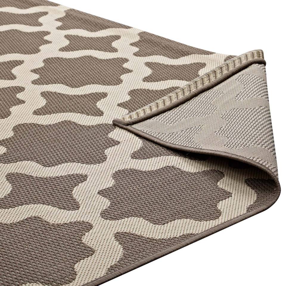 Modway Cerelia Moroccan Trellis 8x10 Indoor and Outdoor Area Rug - R-1139-810 | Rugs | Modishstore - 5