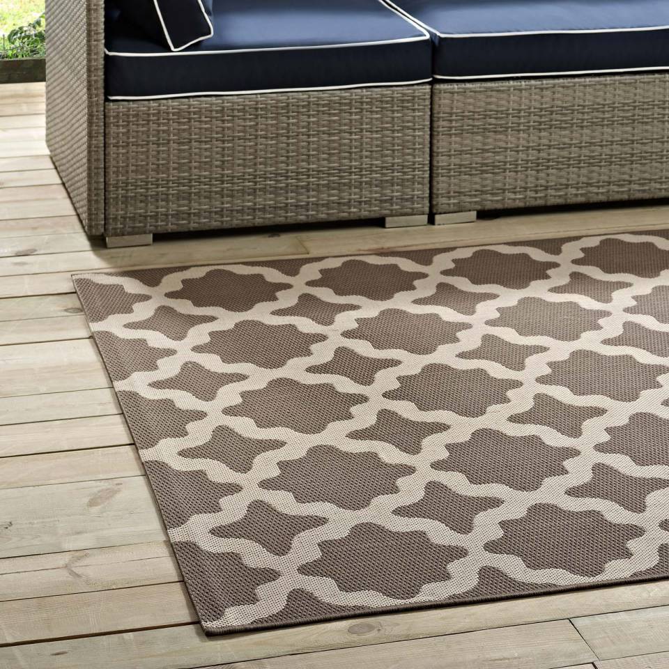 Modway Cerelia Moroccan Trellis 8x10 Indoor and Outdoor Area Rug - R-1139-810 | Rugs | Modishstore - 6