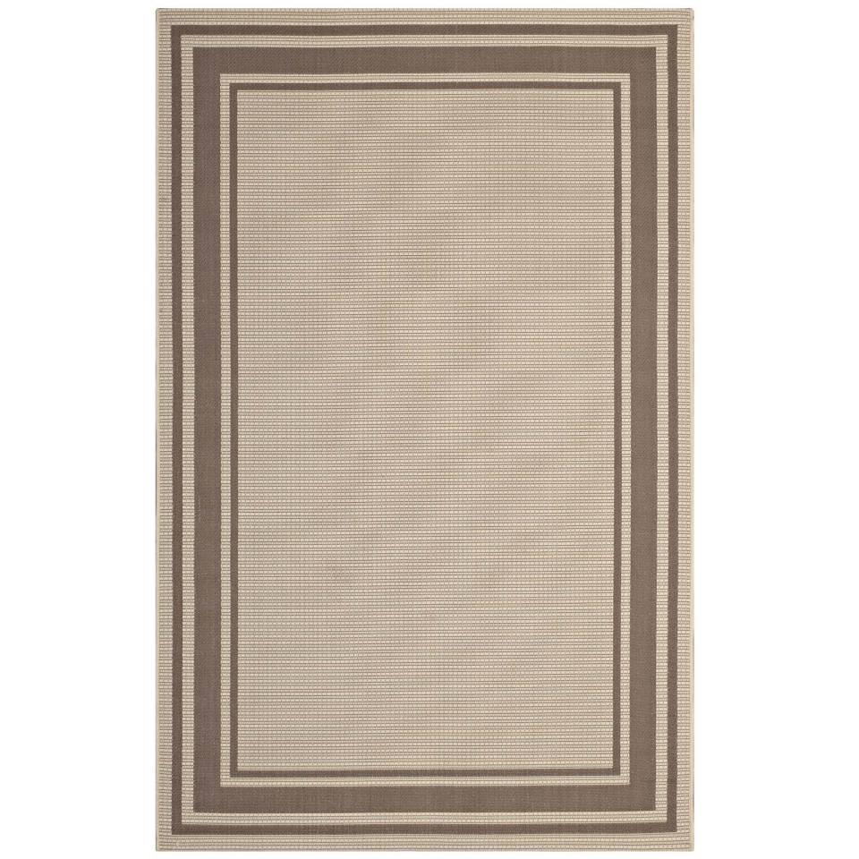 Modway Rim Solid Border 8x10 Indoor and Outdoor Area Rug | Rugs | Modishstore-2