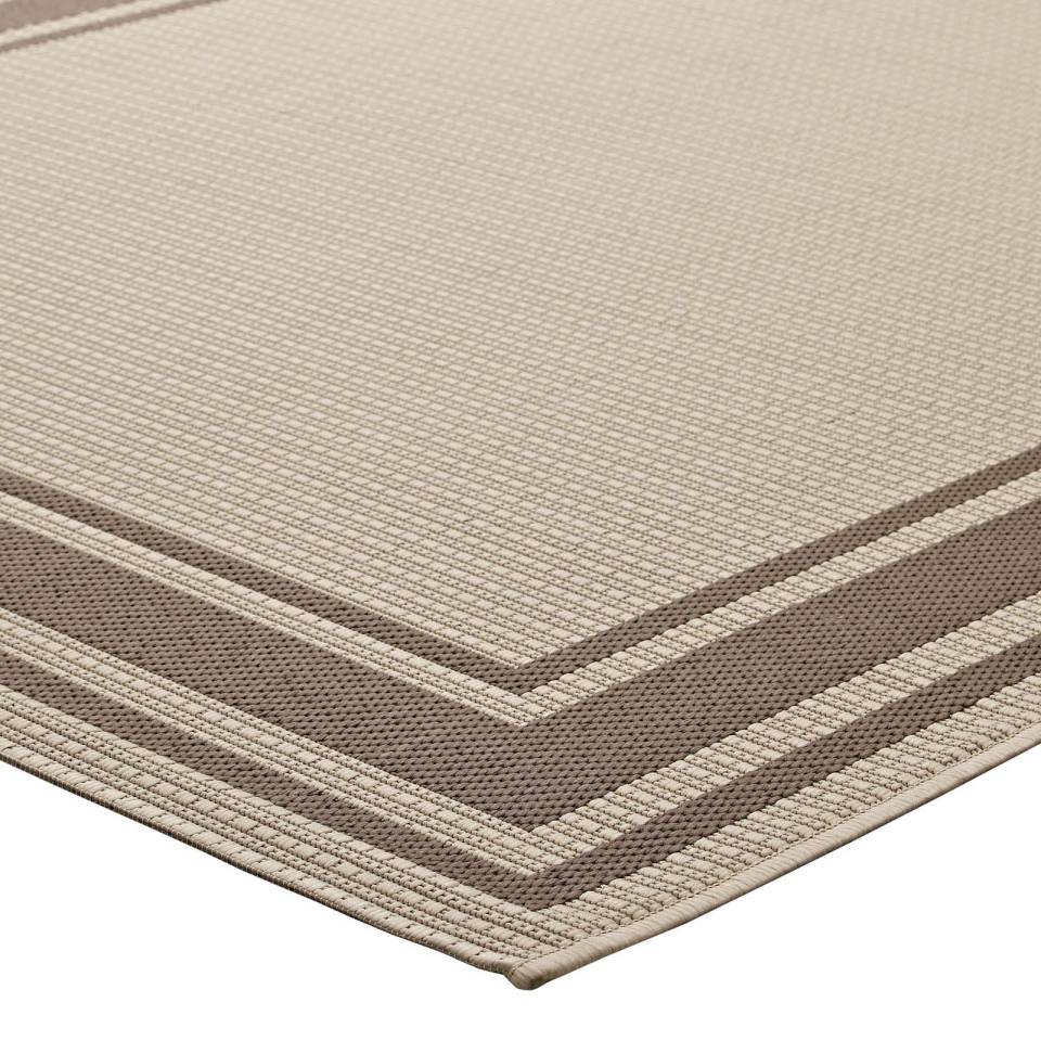 Modway Rim Solid Border 8x10 Indoor and Outdoor Area Rug | Rugs | Modishstore-4