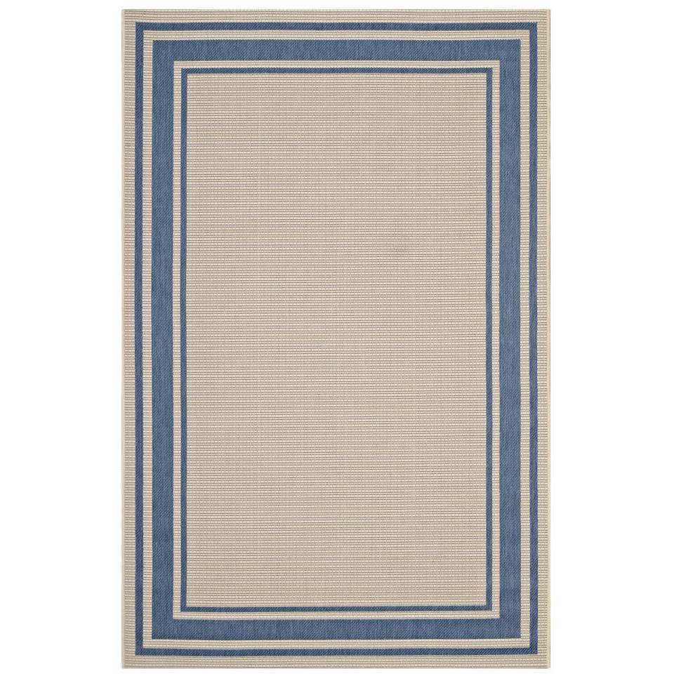Modway Rim Solid Border 8x10 Indoor and Outdoor Area Rug | Rugs | Modishstore-8