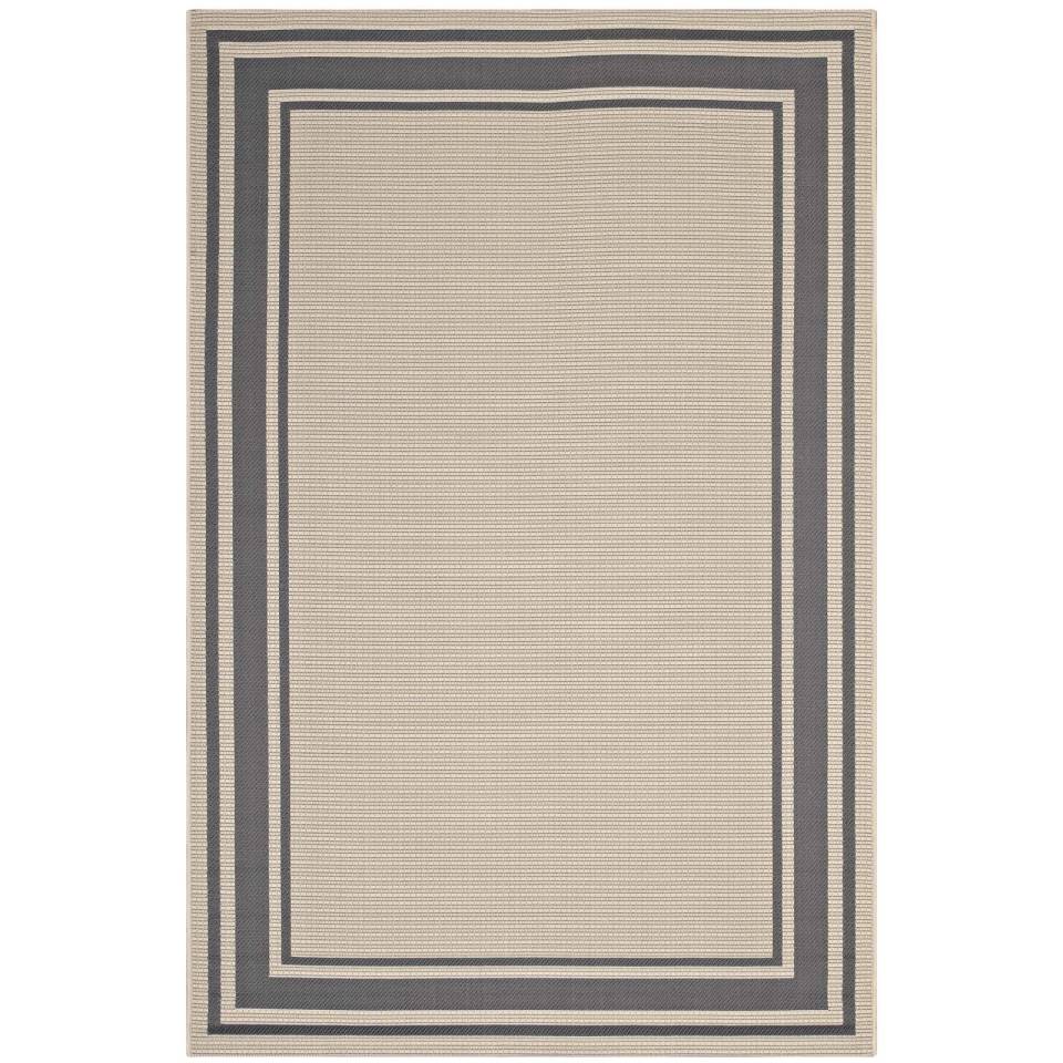 Modway Rim Solid Border 8x10 Indoor and Outdoor Area Rug | Rugs | Modishstore-9