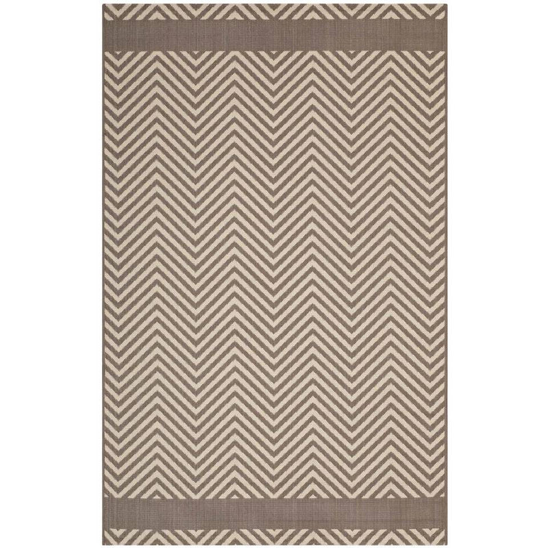 Modway Optica Chevron With End Borders 8x10 Indoor and Outdoor Area Rug | Rugs | Modishstore-2