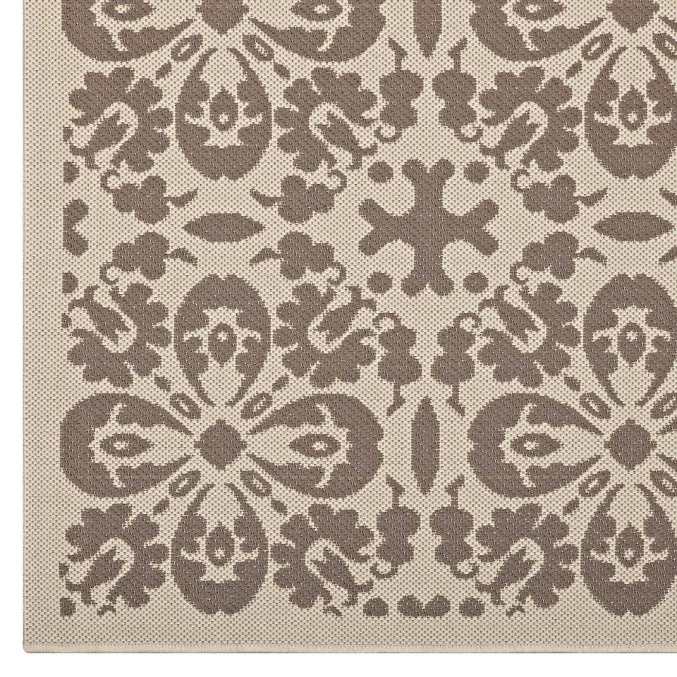 Modway Ariana Vintage Floral Trellis 8x10 Indoor and Outdoor Area Rug | Rugs | Modishstore-3