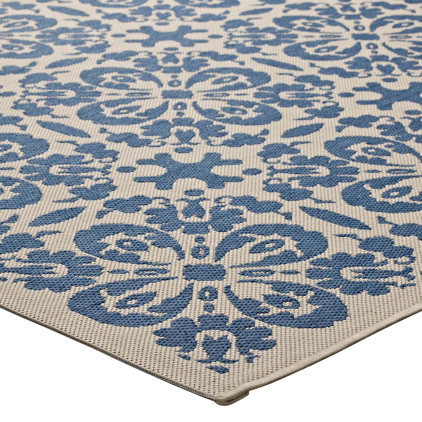 Ariana Vintage Floral Trellis 9x12 Indoor and Outdoor Area Rug By Modway | Rugs | Modishstore-3